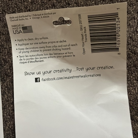 Main Street Wall Creations LOVE Infinity Wall Del Removable Vinyl  Sticker USA - Picture 11 of 11